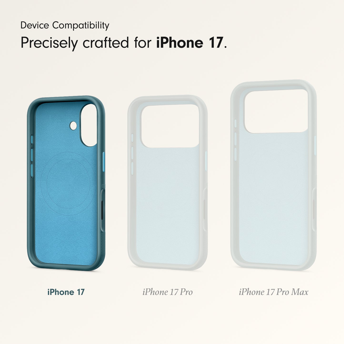 Beats iPhone 17 Rugged Case with MagSafe and Camera Control – Rocky Blue