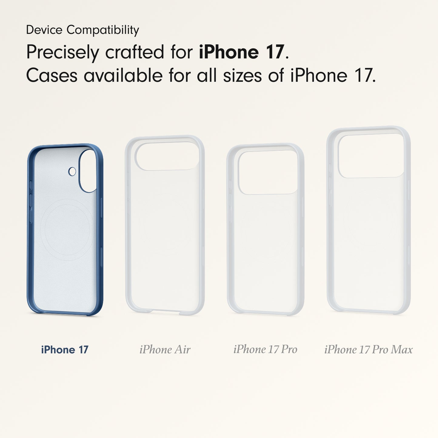 Beats iPhone 17 Case with MagSafe and Camera Control — Bedrock Blue