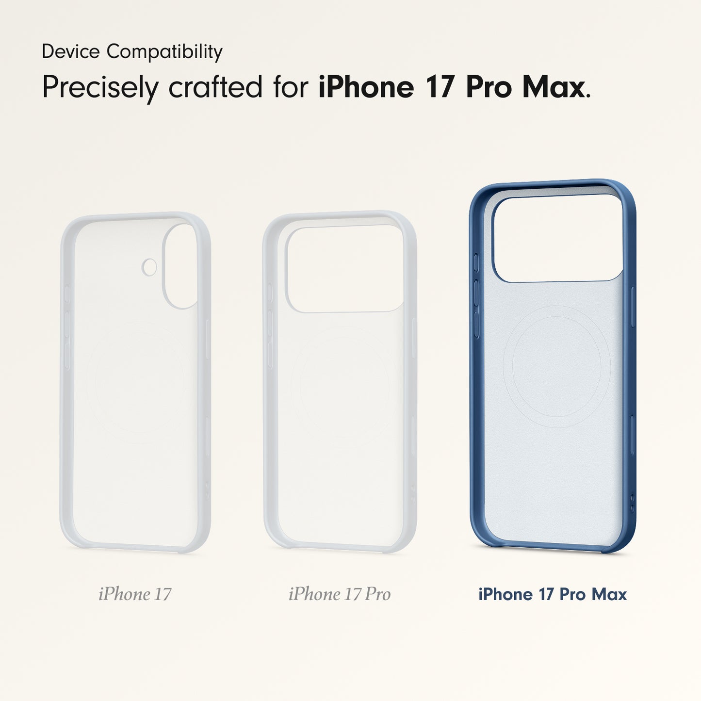 Beats iPhone 17 Pro Max Kickstand Case with MagSafe and Camera Control - Bedrock Blue