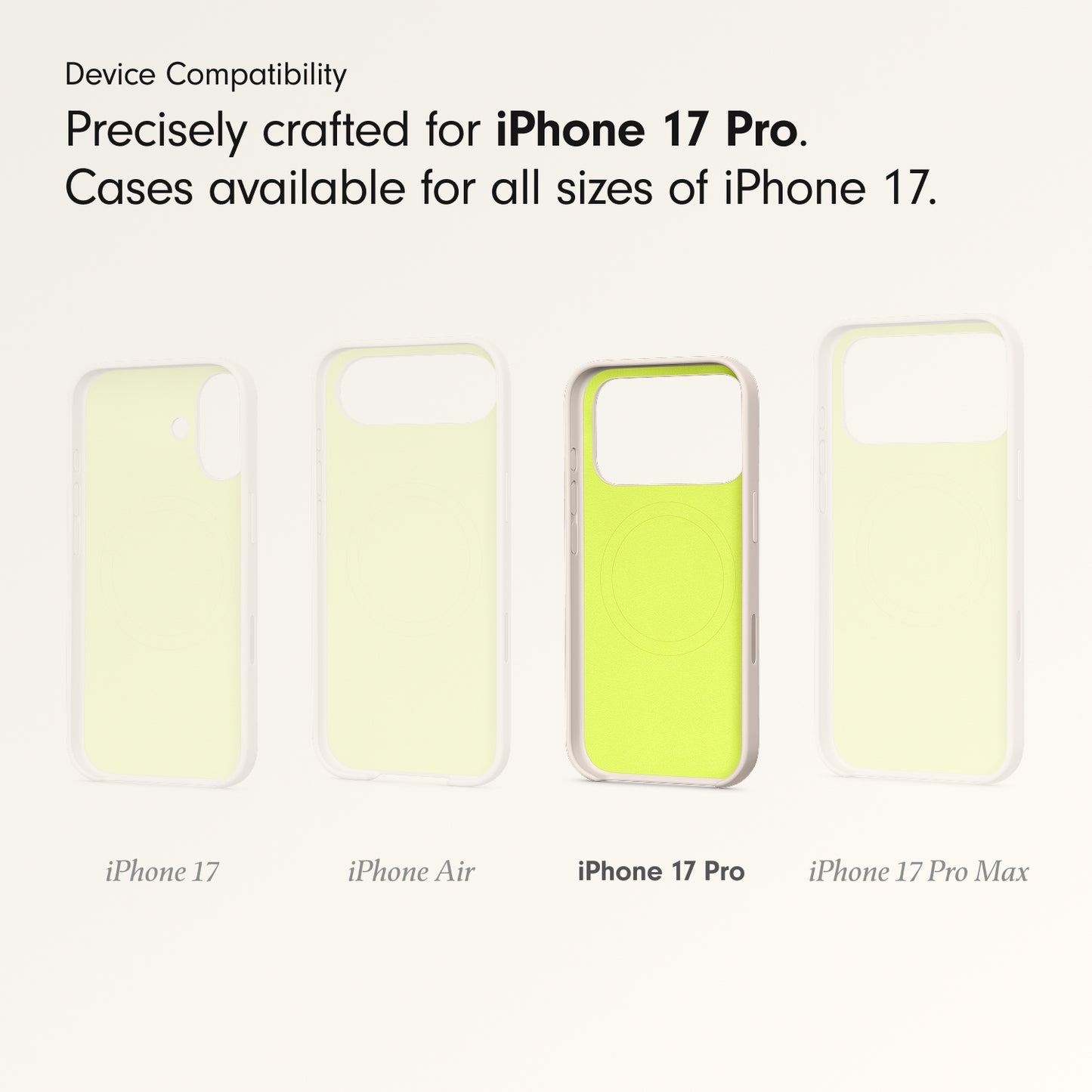 Beats iPhone 17 Pro Case with MagSafe and Camera Control — Lime Stone