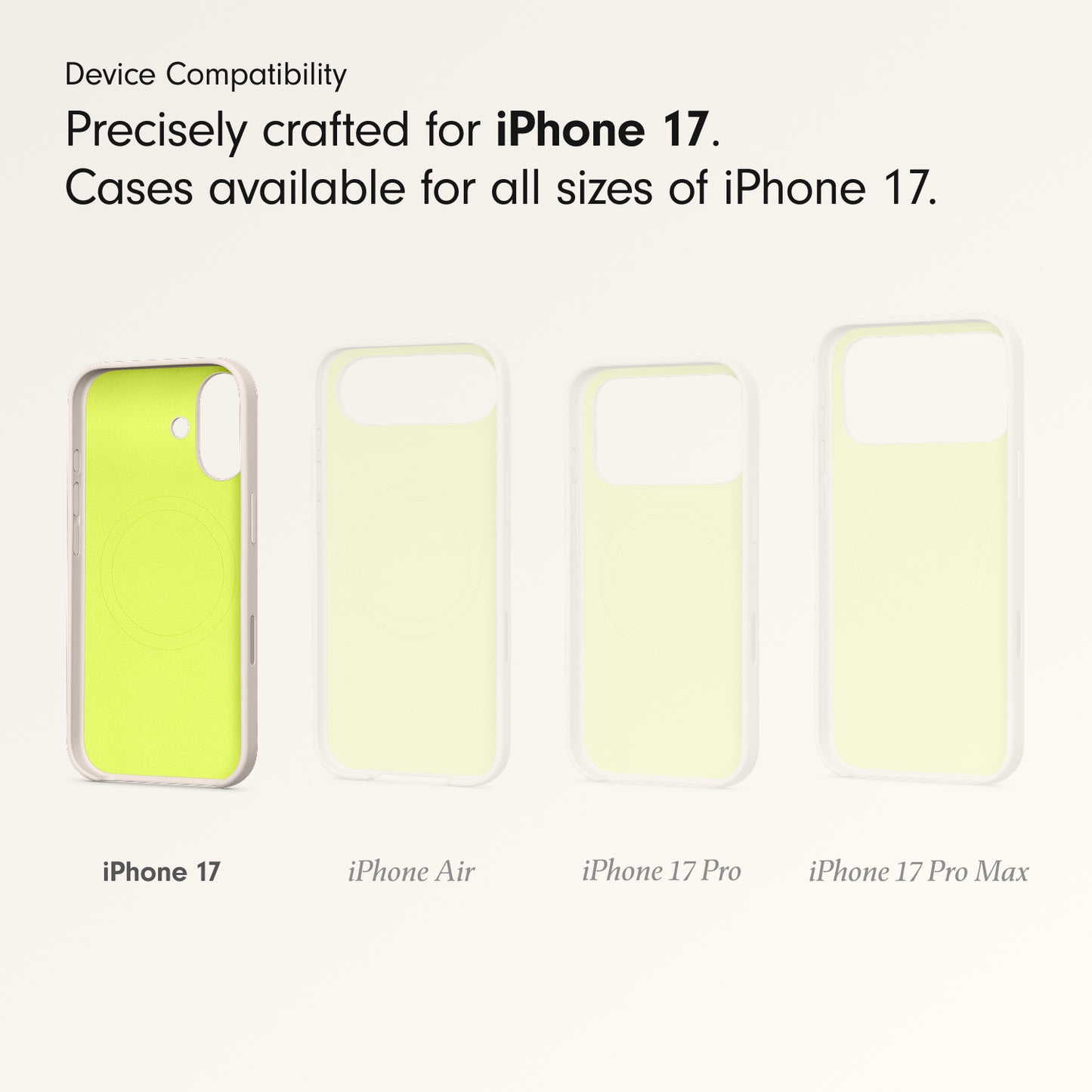 Beats iPhone 17 Case with MagSafe and Camera Control — Lime Stone