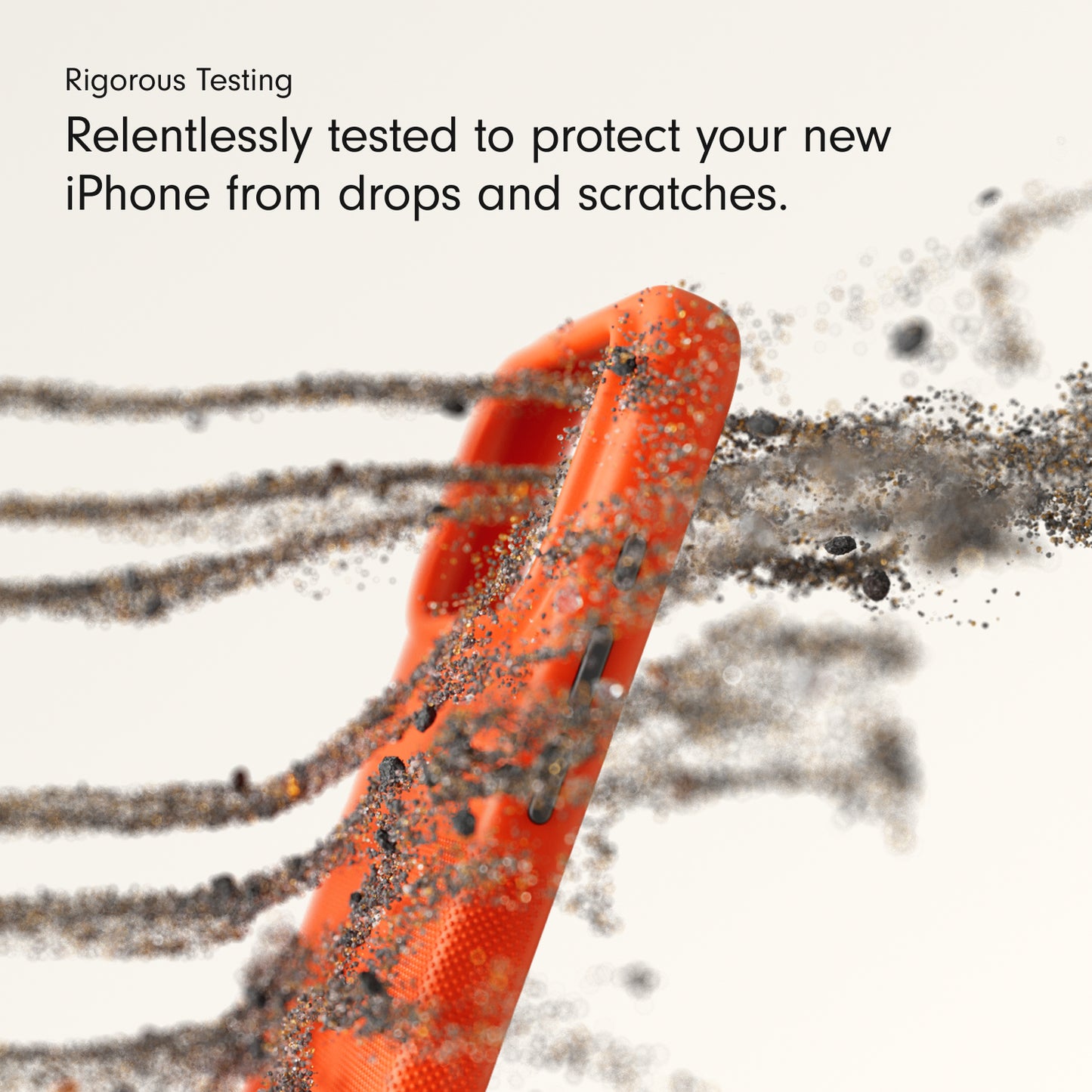 Beats iPhone 17 Rugged Case with MagSafe and Camera Control – Sierra Orange