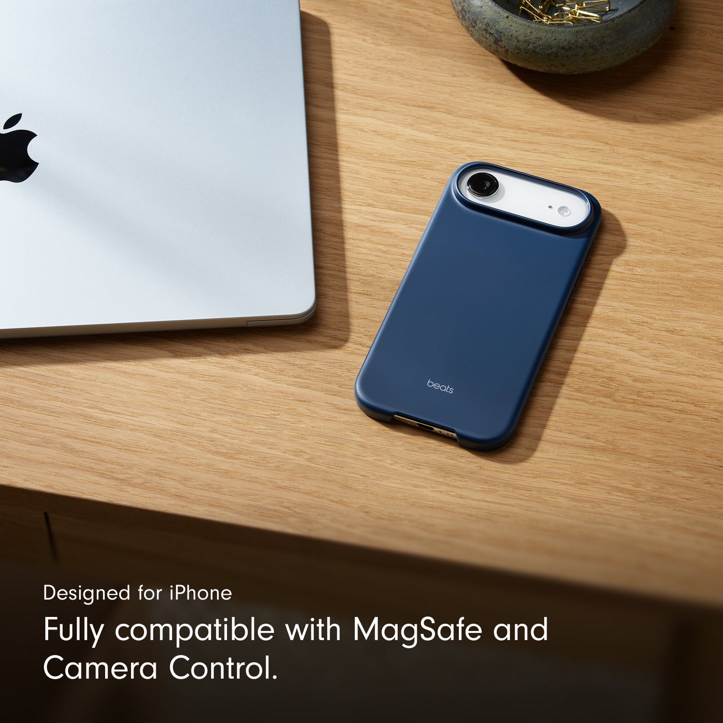 Beats iPhone Air Case with MagSafe and Camera Control — Bedrock Blue