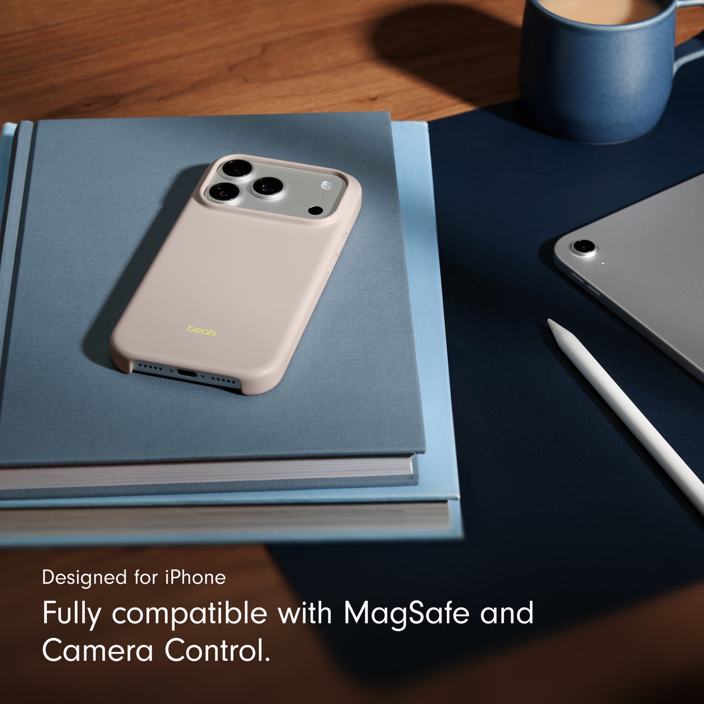 Beats iPhone 17 Pro Case with MagSafe and Camera Control — Lime Stone
