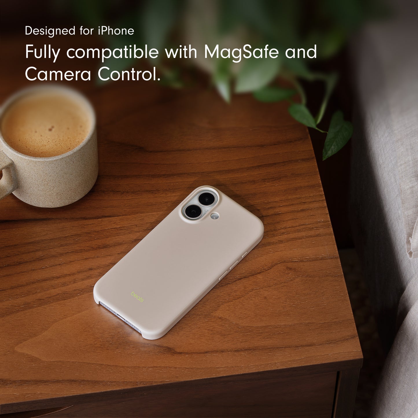 Beats iPhone 17 Case with MagSafe and Camera Control — Lime Stone