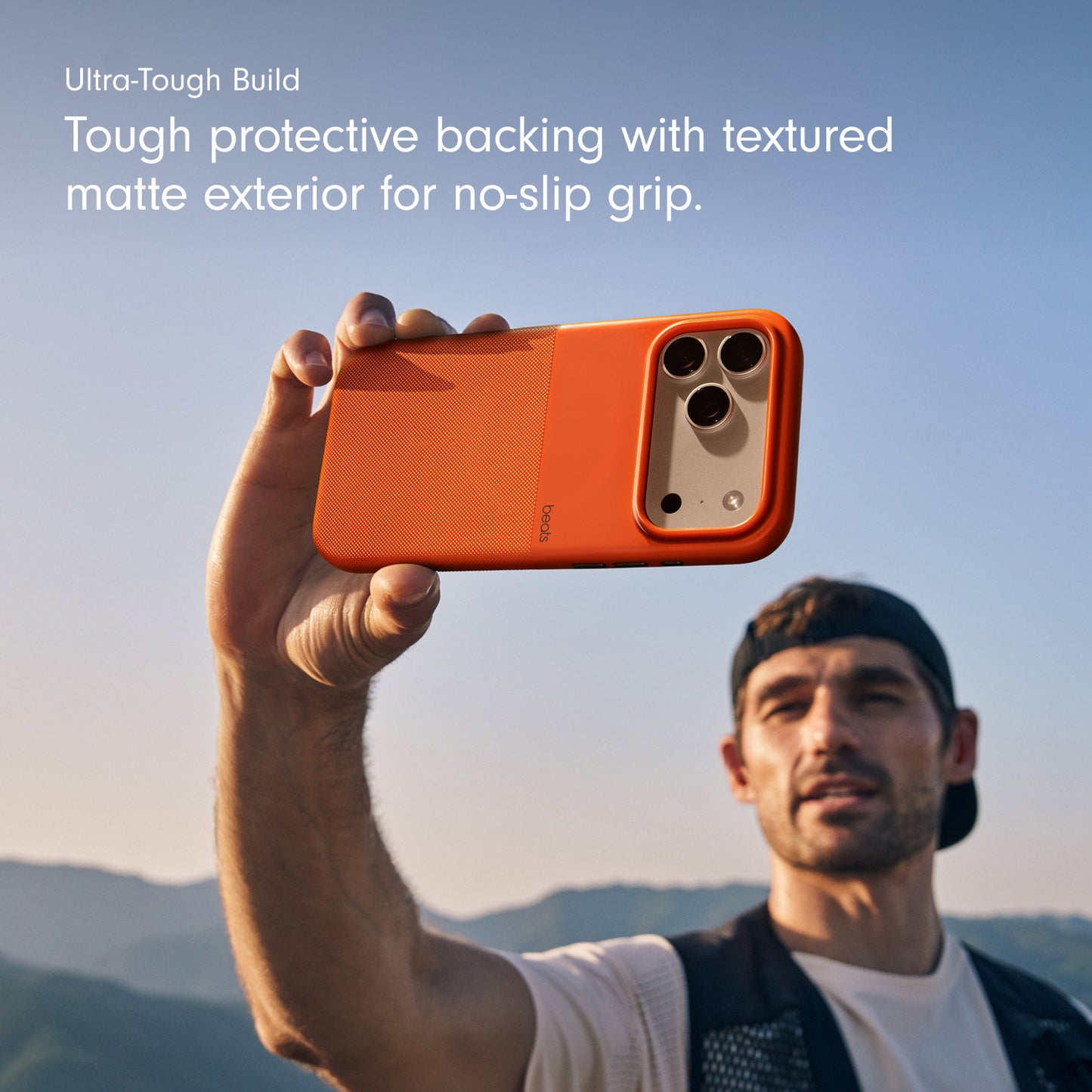 Beats iPhone 17 Pro Max Rugged Case with MagSafe and Camera Control – Sierra Orange