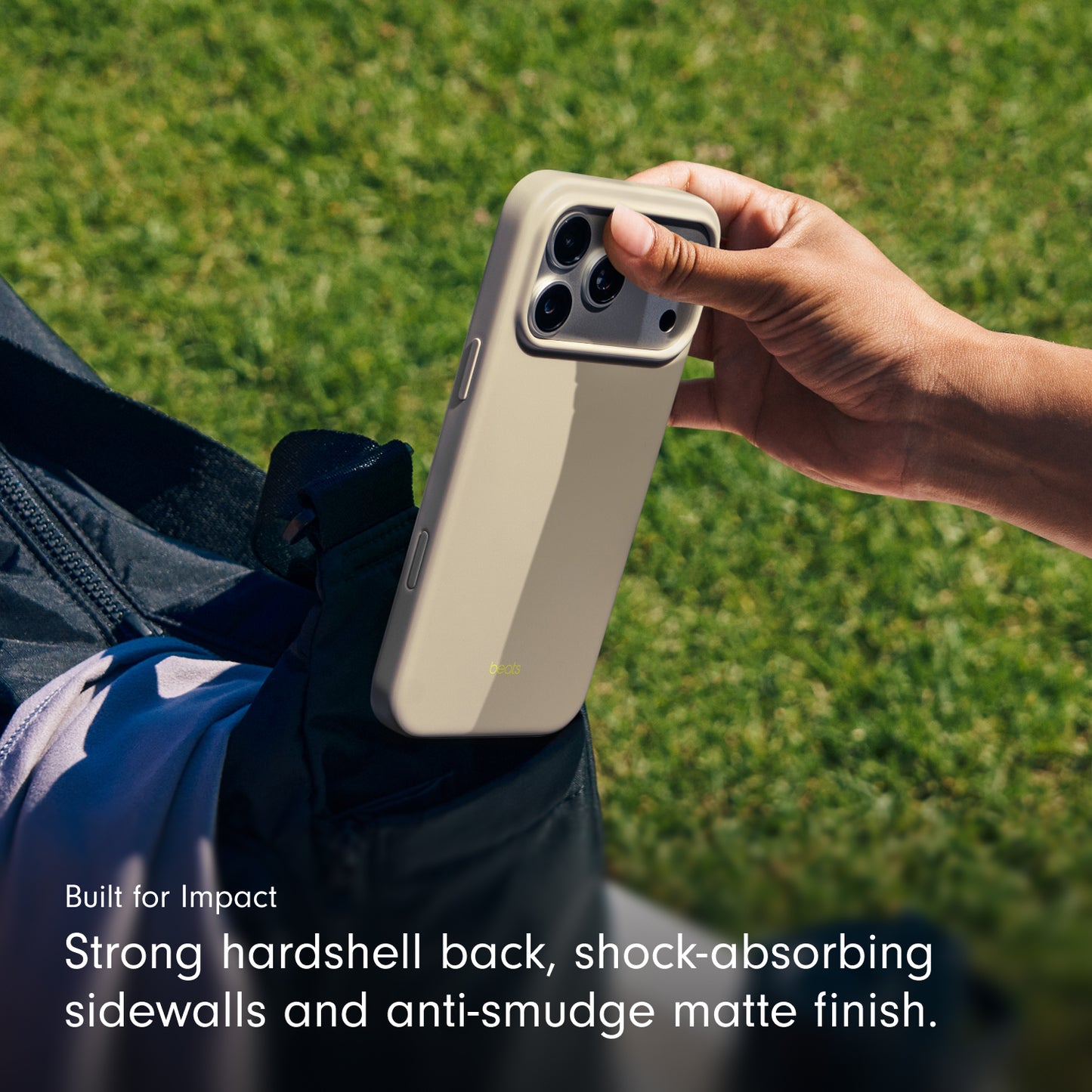 Beats iPhone 17 Case with MagSafe and Camera Control — Lime Stone