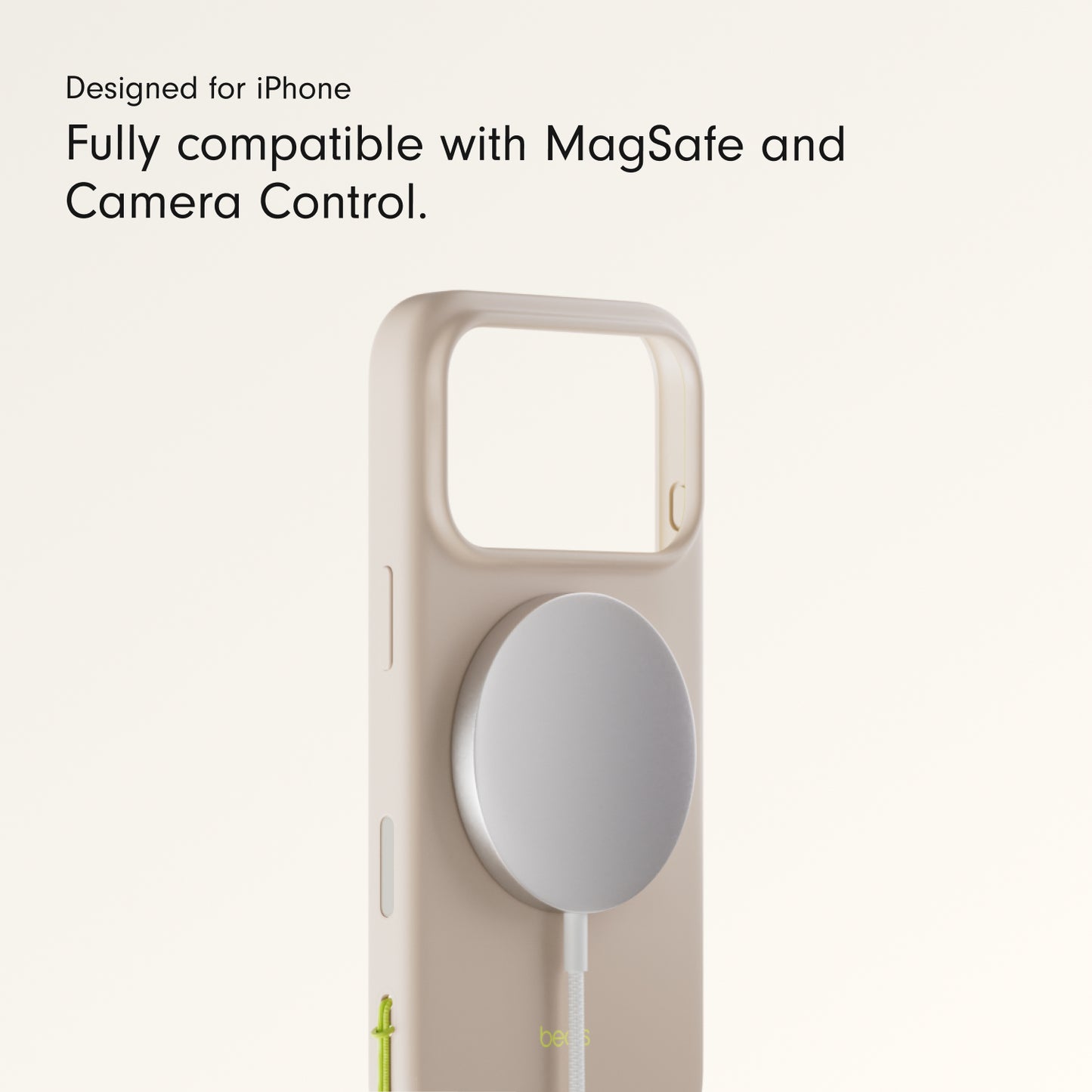Beats iPhone 17 Pro Max Kickstand Case with MagSafe and Camera Control - Lime Stone
