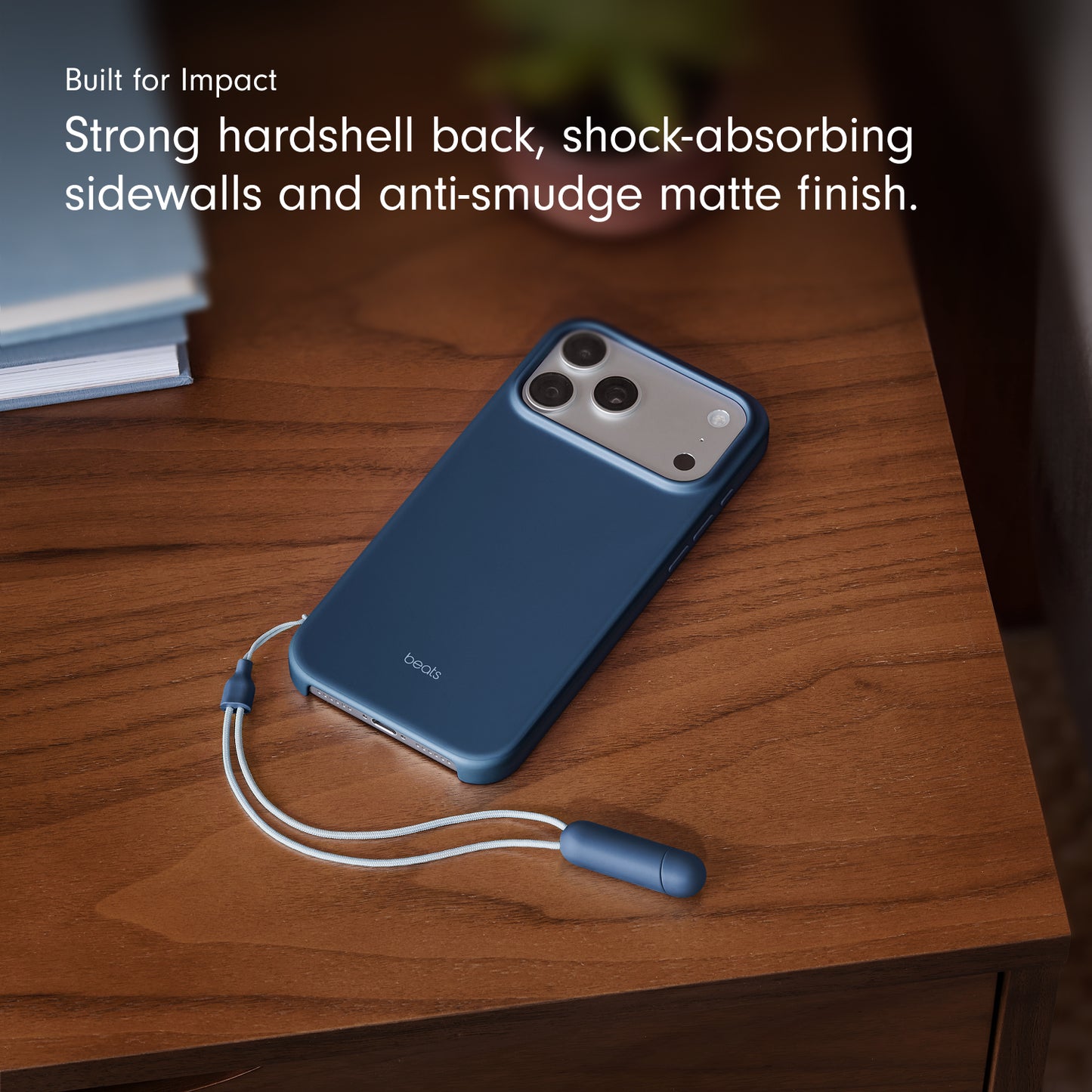 Beats iPhone 17 Pro Max Kickstand Case with MagSafe and Camera Control - Bedrock Blue
