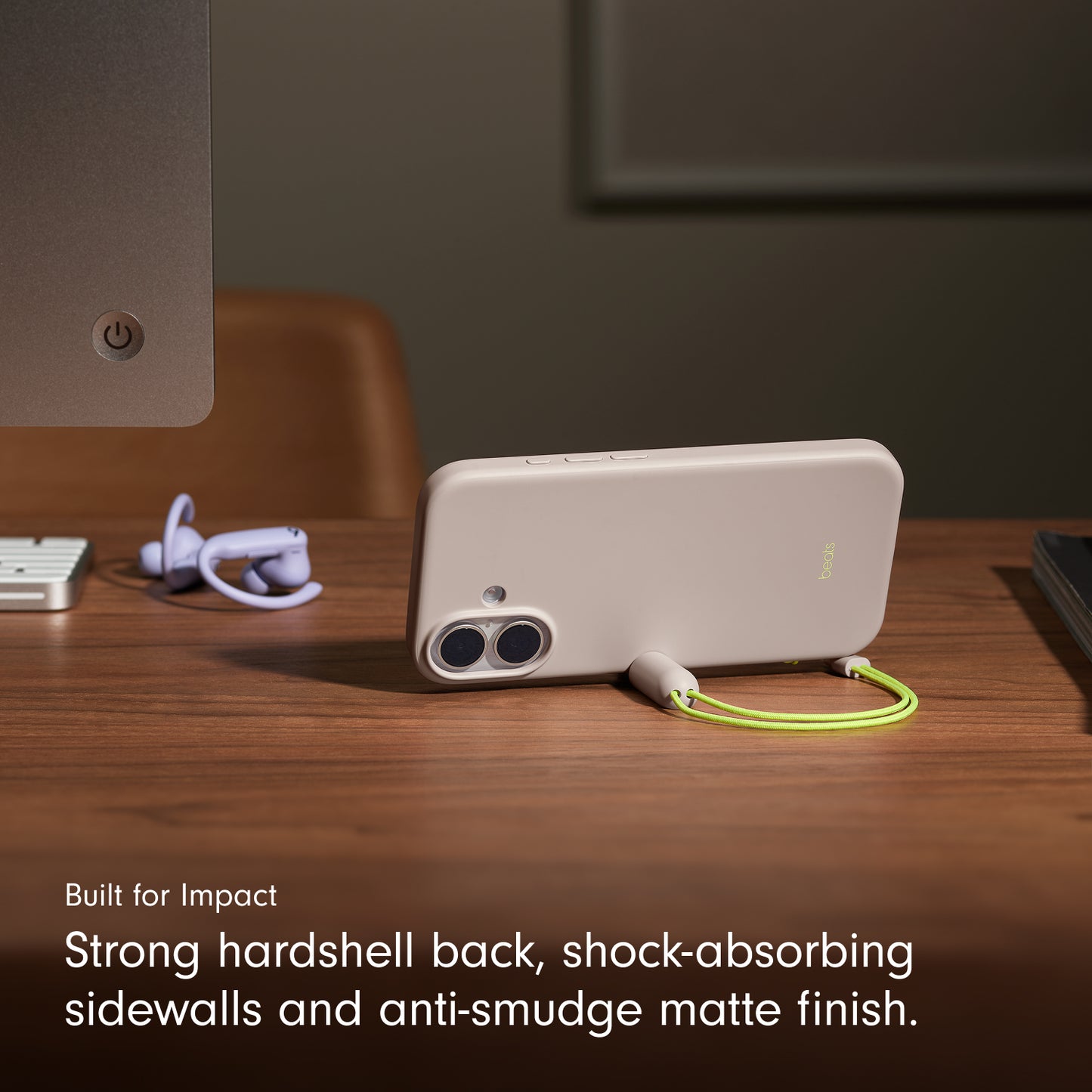 Beats iPhone 17 Kickstand Case with MagSafe and Camera Control - Lime Stone