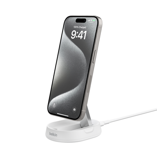 Belkin BoostCharge Pro Convertible Magnetic Wireless Charging Stand with Qi2 15W - White