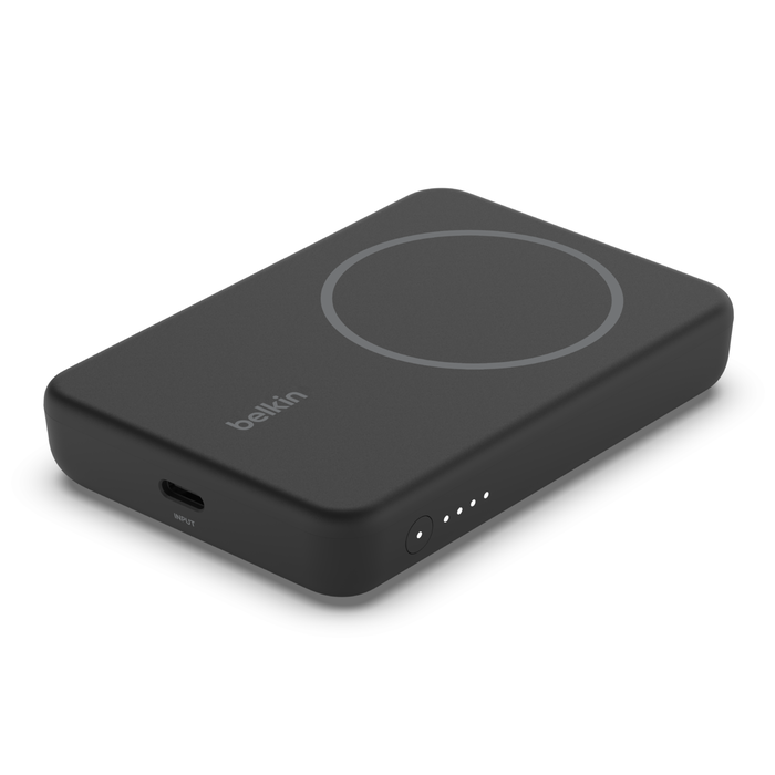 Belkin BOOST↑CHARGE Magnetic Wireless Power Bank 5K + Stand – Black