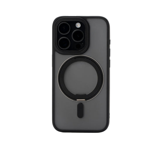 iStorm essentials iPhone 15 Pro Max Magnetic Ring Case Black