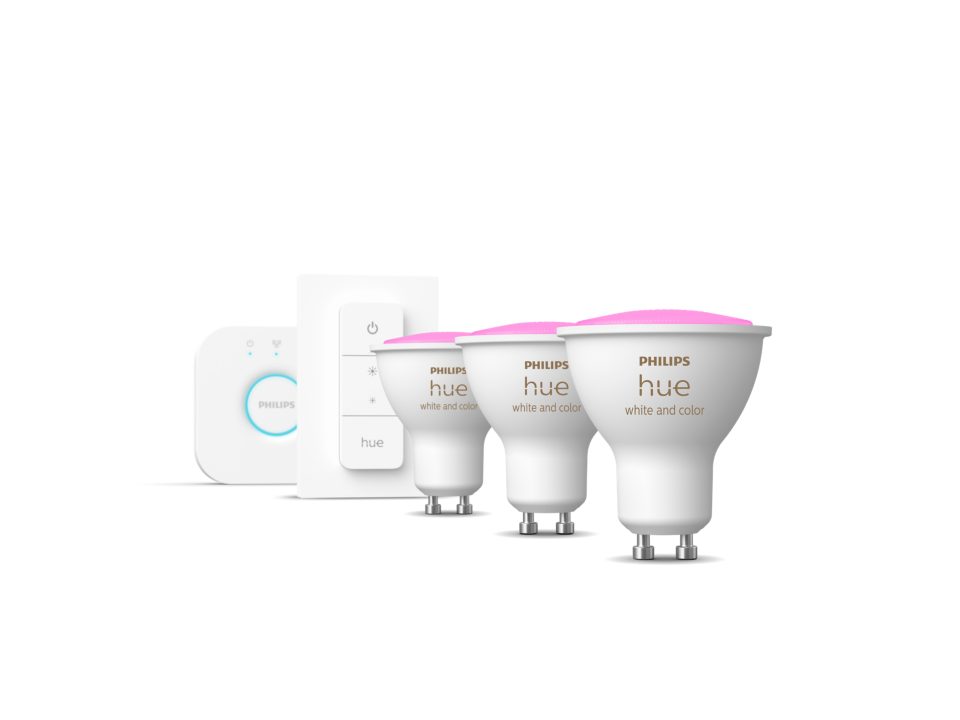 Philips Hue White & Color Ambiance 4.3W GU10 Set