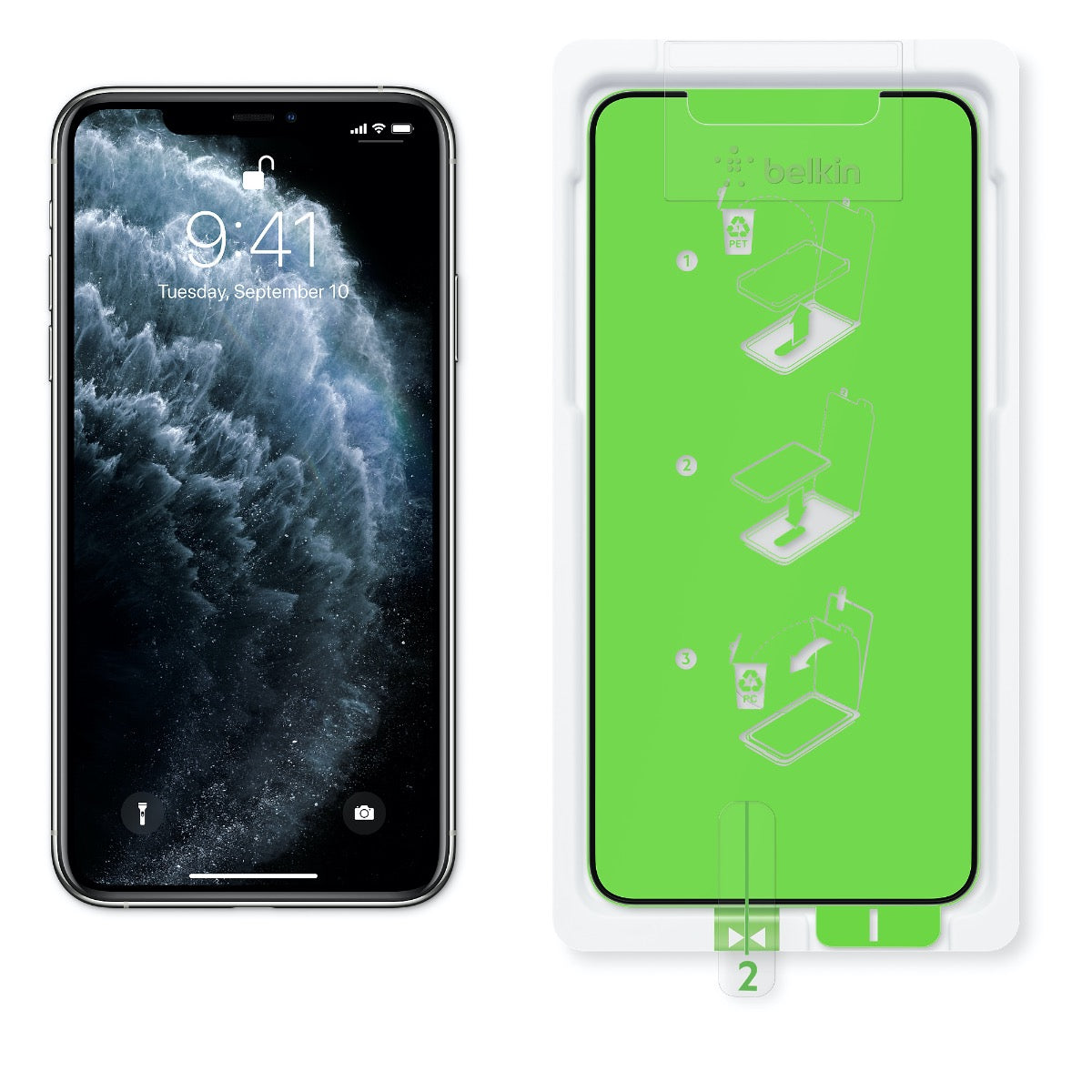 Belkin ScreenForce InvisiGlass Edge to Edge for iPhone Xs Max/11 Pro Max