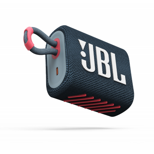 JBL GO 3 Portable Bluetooth Speaker – Blue Pink