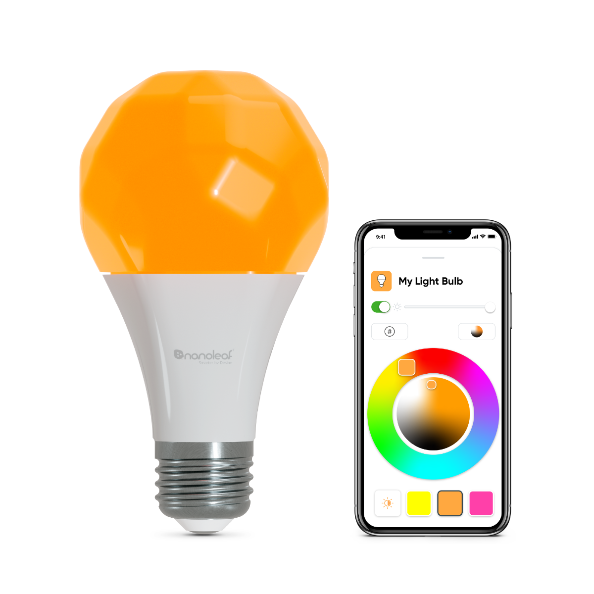Nanoleaf Essentials E27 Smart Lightbulb (3-pack)
