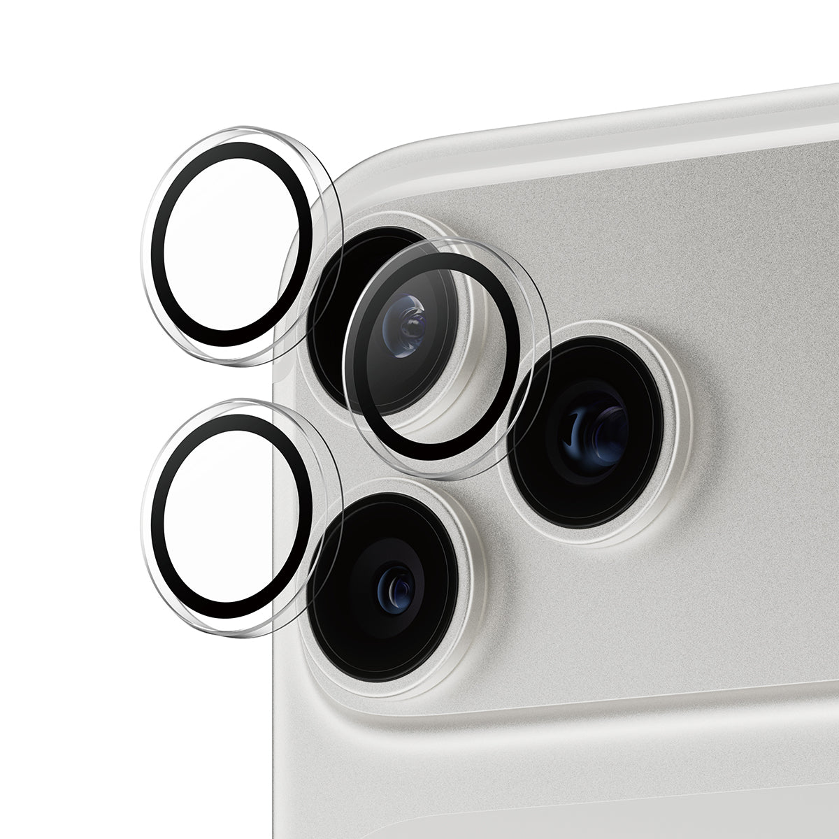 PanzerGlass Hoops Transparent Camera Lens Protector for iPhone 17 Pro | iPhone 17 Pro Max