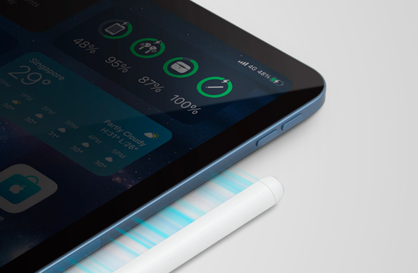 Uniq Pixo Pro Magnetic Stylus for iPad - Dark Grey