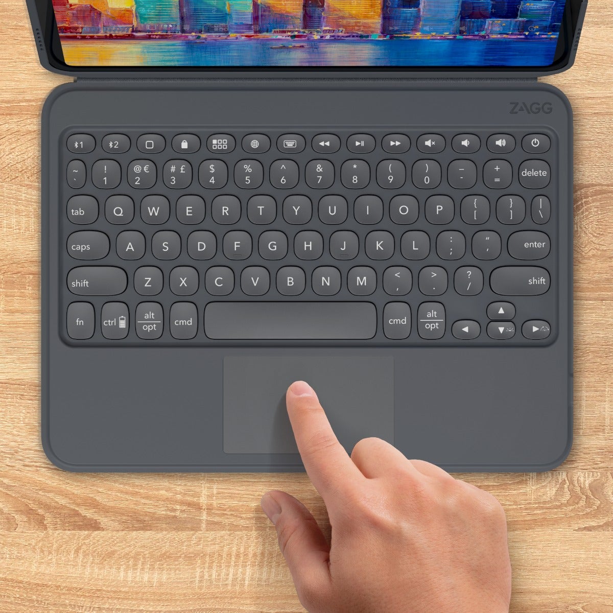 ZAGG Pro Keys with Trackpad for iPad 10.2-inch (7th/8th/9th gen)