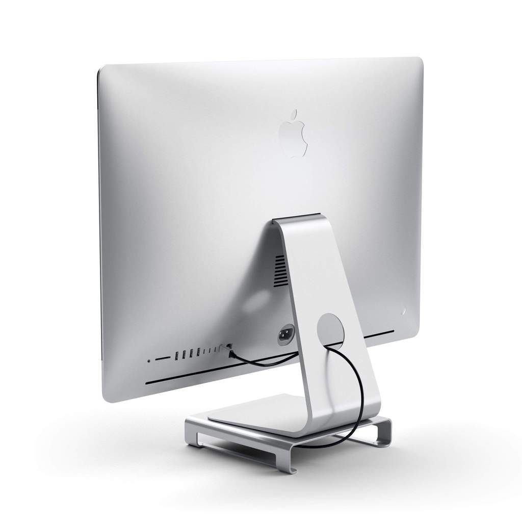 Satechi USB-C Aluminum Monitor Stand & Hub for iMac - Silver