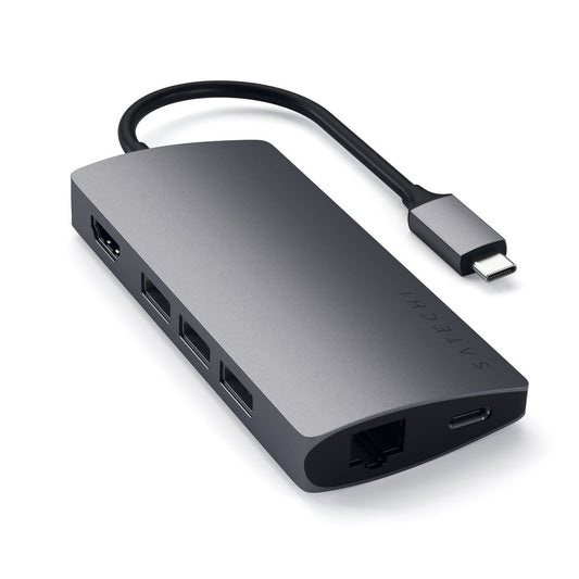 Satechi Type-C Multi-Port Adapter 4K with Ethernet - Space Gray
