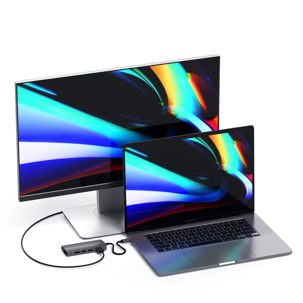 Satechi Type-C Multi-Port Adapter 4K with Ethernet - Space Gray