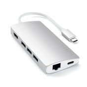 Satechi Type-C Multi-Port Adapter 4K with Ethernet - Silver