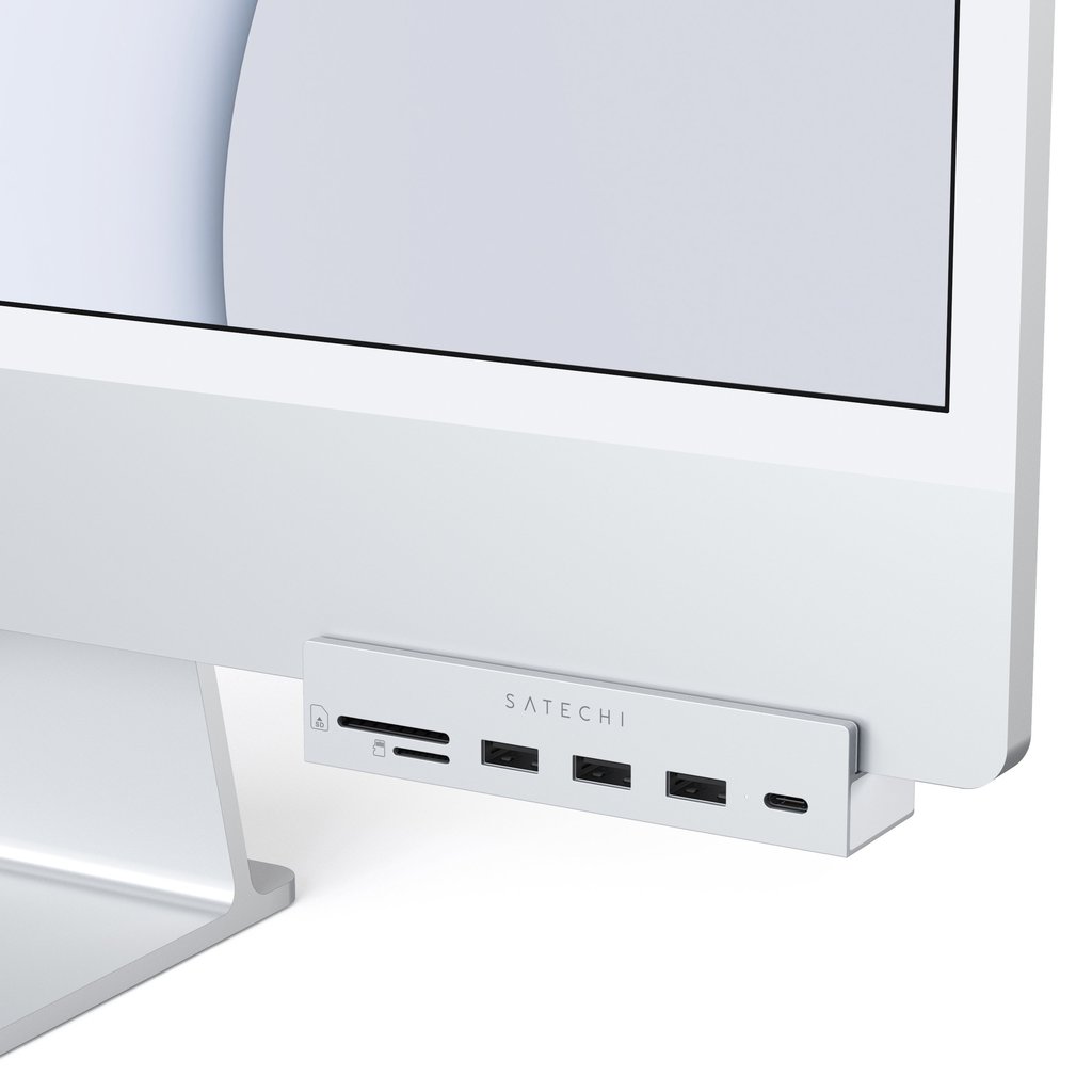 Satechi USB-C Clamp Hub for iMac 24-inch - Sliver