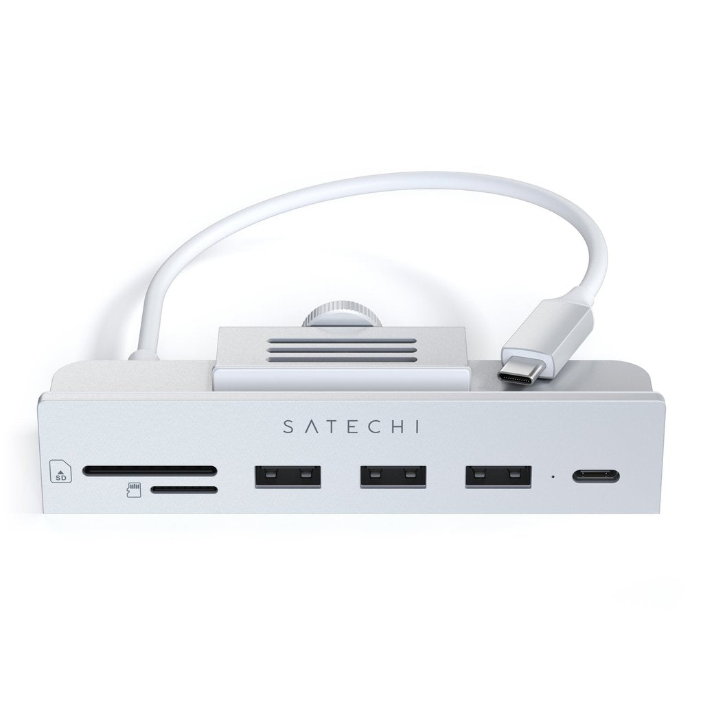 Satechi USB-C Clamp Hub for iMac 24-inch - Sliver