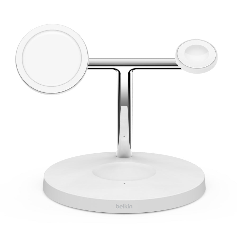 Belkin BOOST↑CHARGE™ PRO 3-in-1 Wireless Charger with MagSafe - White