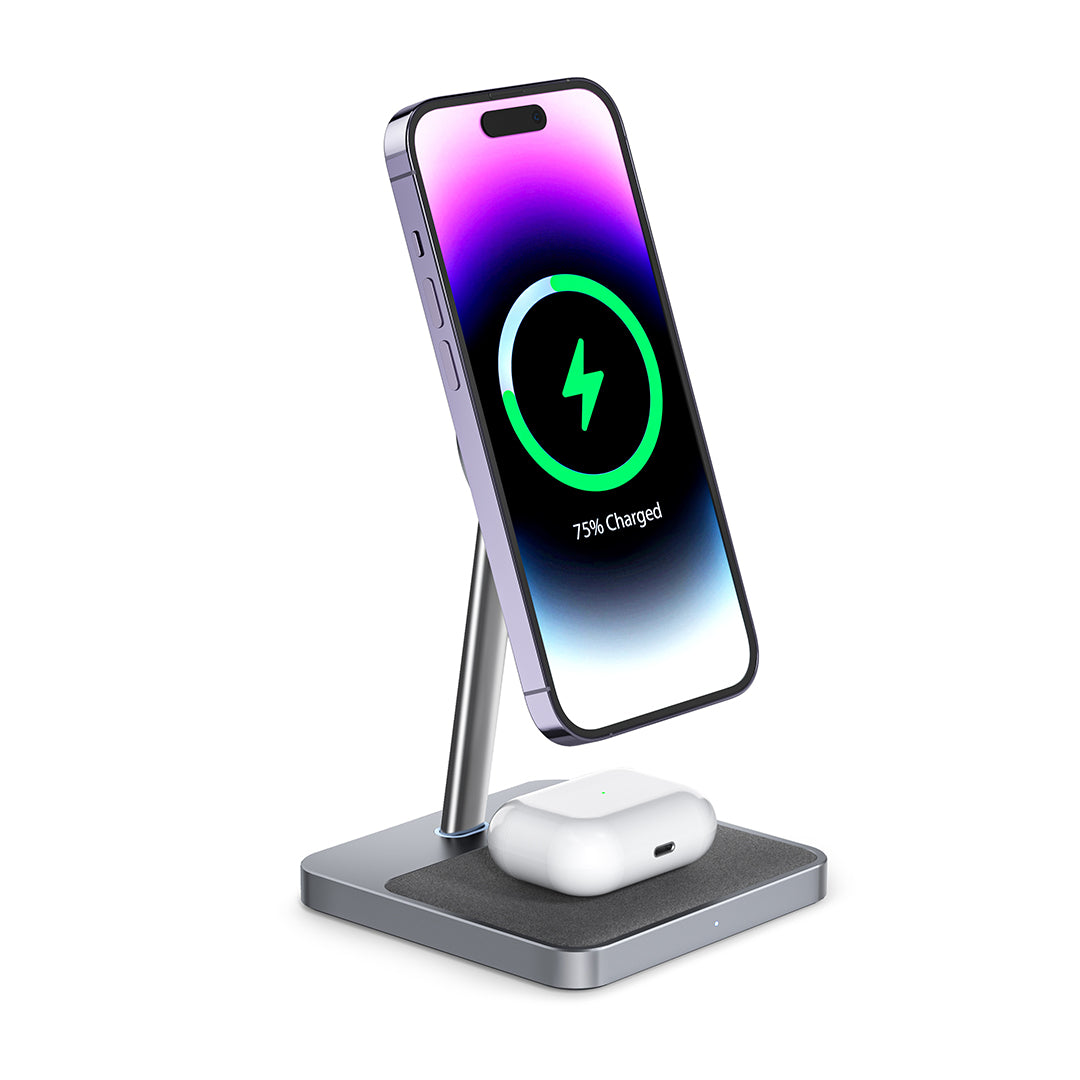 Zike 2-in-1 Wireless Charger with MagSafe