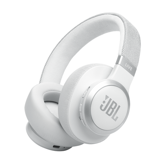JBL Live 770NC | Over-Ear Bluetooth Headphones - White