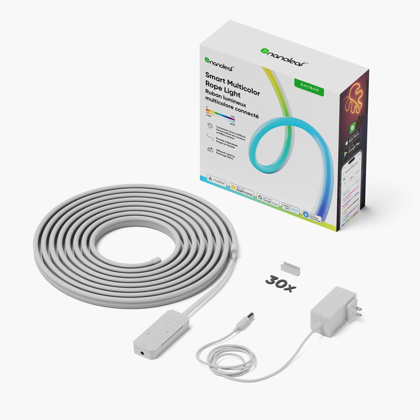 Nanoleaf Smart Multicolour Rope Light 5m