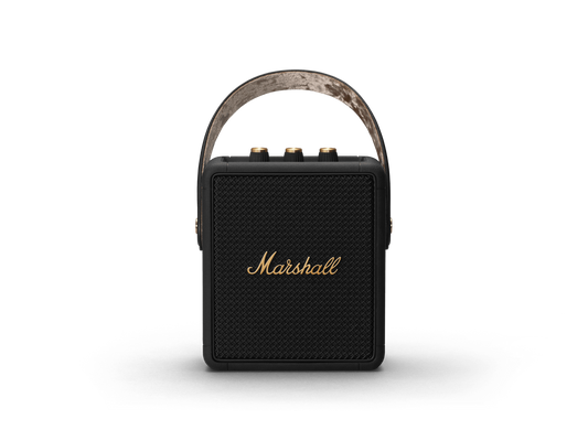 Marshall Stockwell II Portable Bluetooth Speaker - Black & Brass