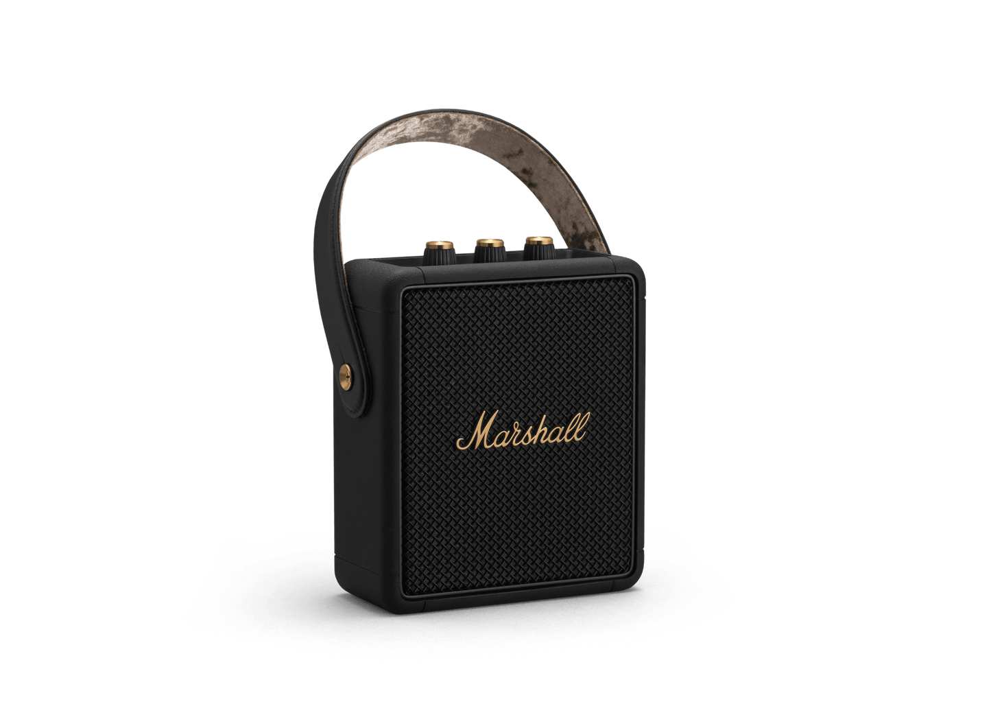 Marshall Stockwell II Portable Bluetooth Speaker - Black & Brass
