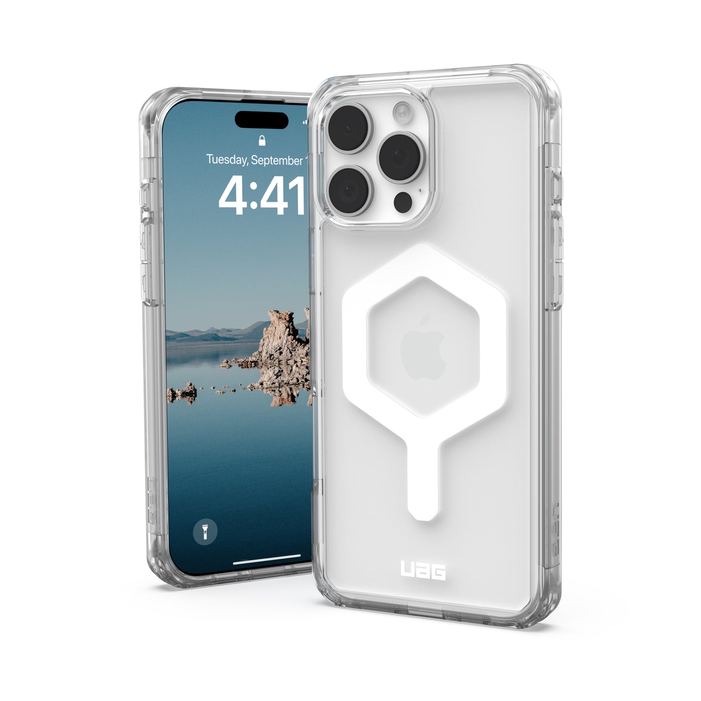 UAG Plyo Magsafe, Ice/White - iPhone 16 Pro
