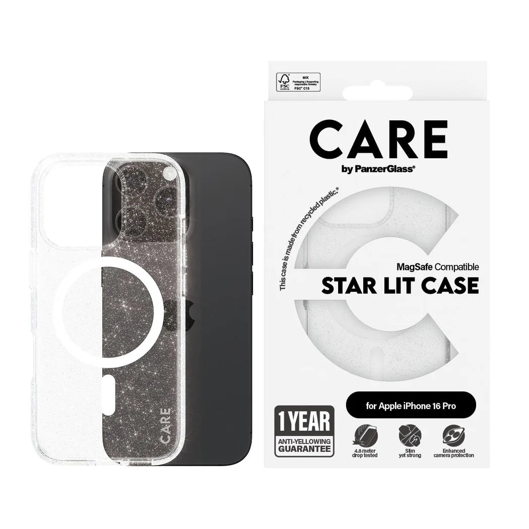 CARE by PanzerGlass Flagship Case iPhone 16 Pro - Lit