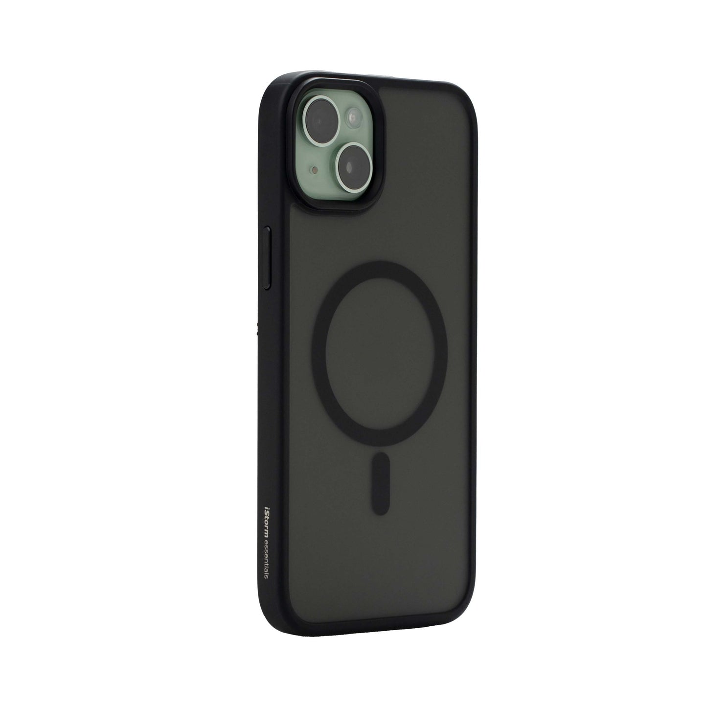 iStorm essentials iPhone 15 Magnetic Silicone Case Black
