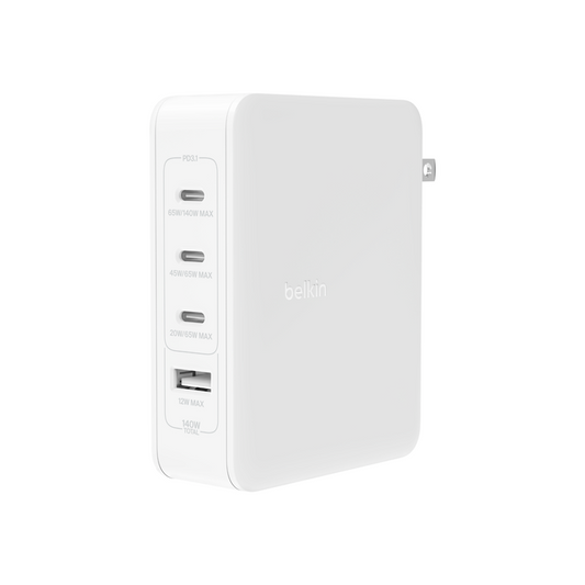 Belkin BoostCharge Pro 140W 4-Port GaN Wall Charger
