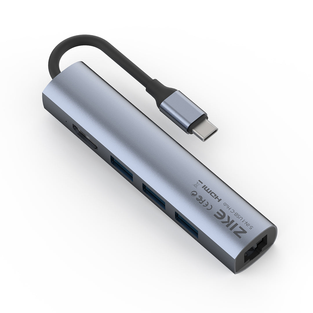 Zike 5-in-1 USB-C Hub