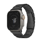 Uniq Osta Magnetic Steel Adjustable Band for Apple Watch 49-44mm - Midnight Black