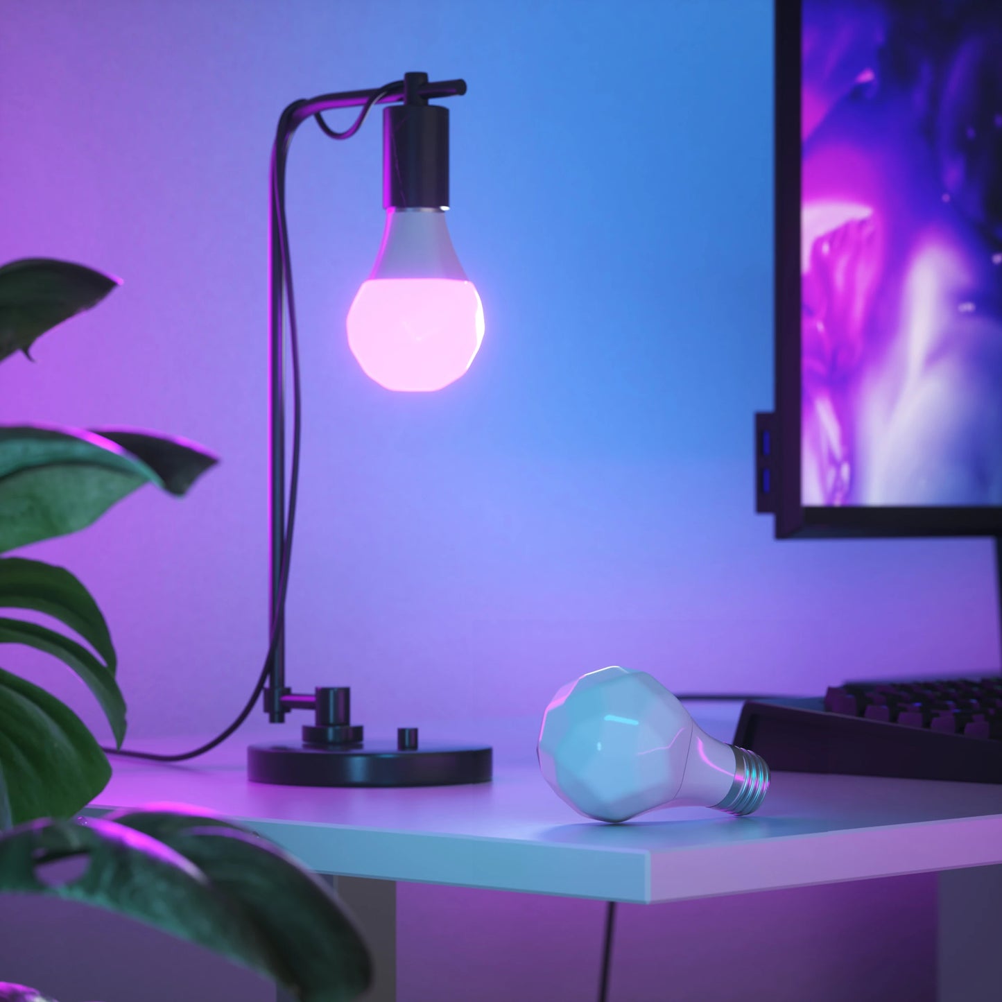 Nanoleaf Essentials Matter Thread E27 Smart Bulbs (3 Pack)