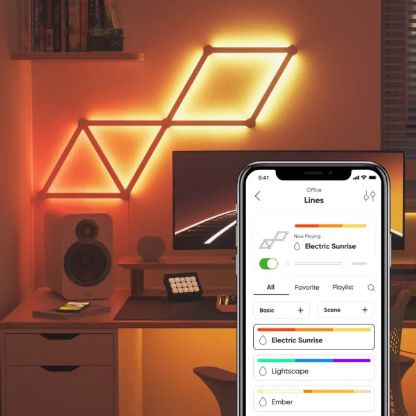 Nanoleaf Lines Starter Kit (9 Pack)