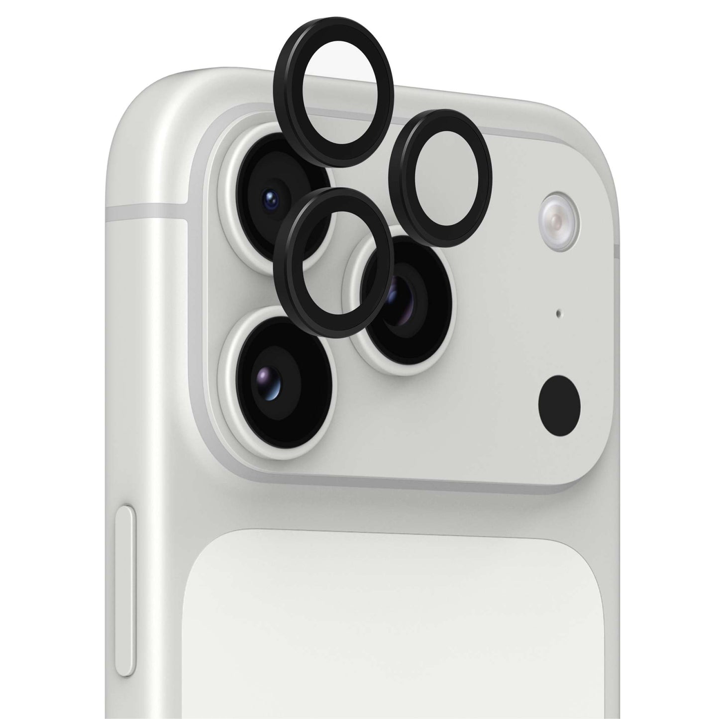 InvisibleShield Premium CameraRings for iPhone 15/16/17 Pro/Pro Max - Black