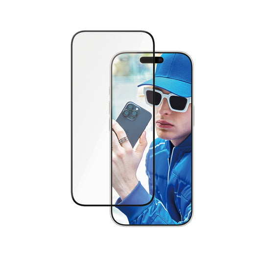 PanzerGlass Ceramic Screen Protector iPhone 16 Pro  | Ultra-Wide Fit