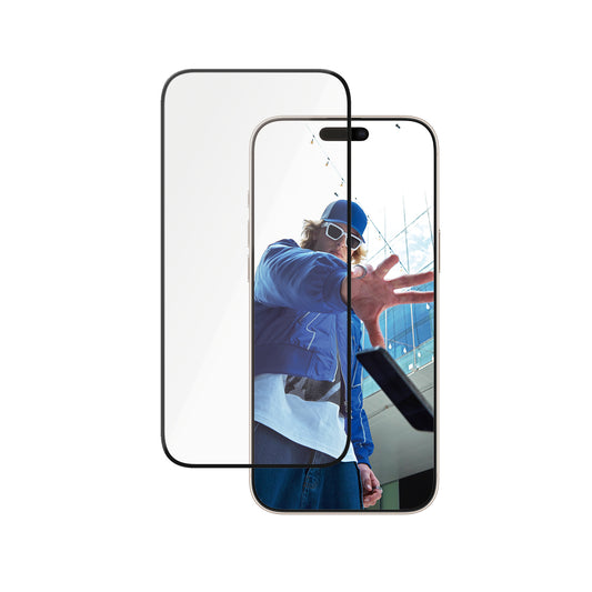 PanzerGlass Ceramic Screen Protector iPhone 16 Pro Max | Ultra-Wide Fit
