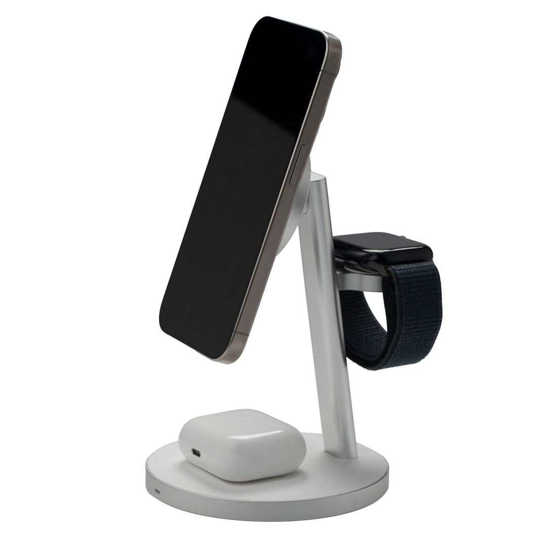 iStorm essentials 3-in-1 Wireless Charger Stand White