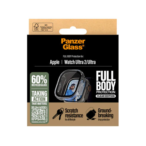 PanzerGlass Screen Protector Apple Watch Ultra 2 49mm - Clear