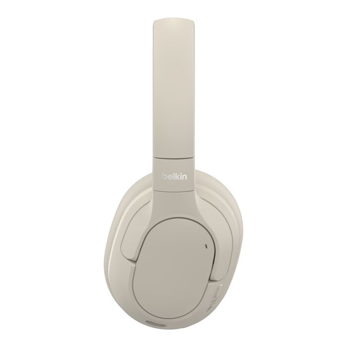 Belkin SoundForm Isolate Noise Cancelling Over-Ear Headphones Sand